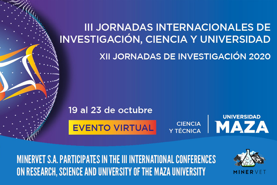 MINERVET S.A. sponsors and participates in the III International Conferences on Research, Science and University of the Juan Agustín Maza University