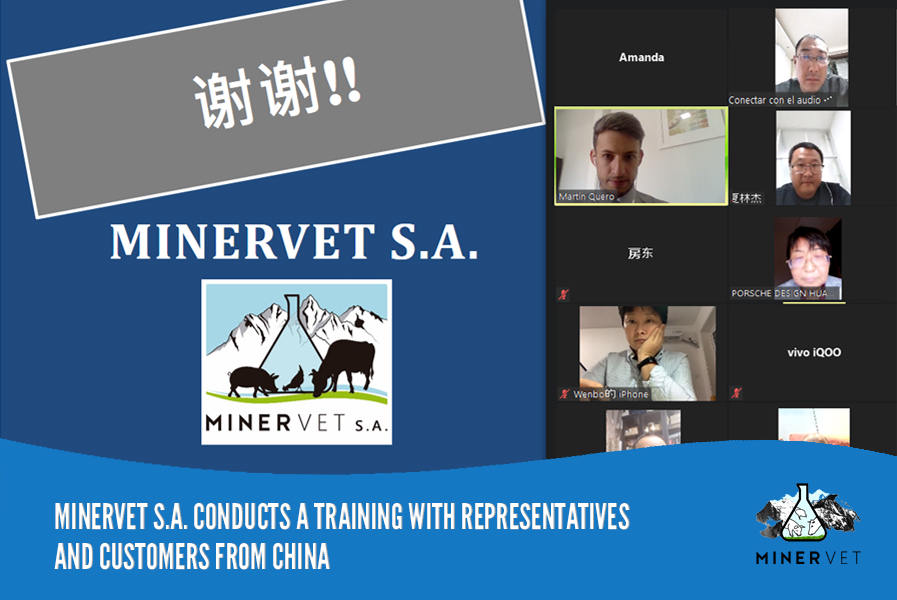 MINERVET S.A. conducts a training with representatives and customers in China